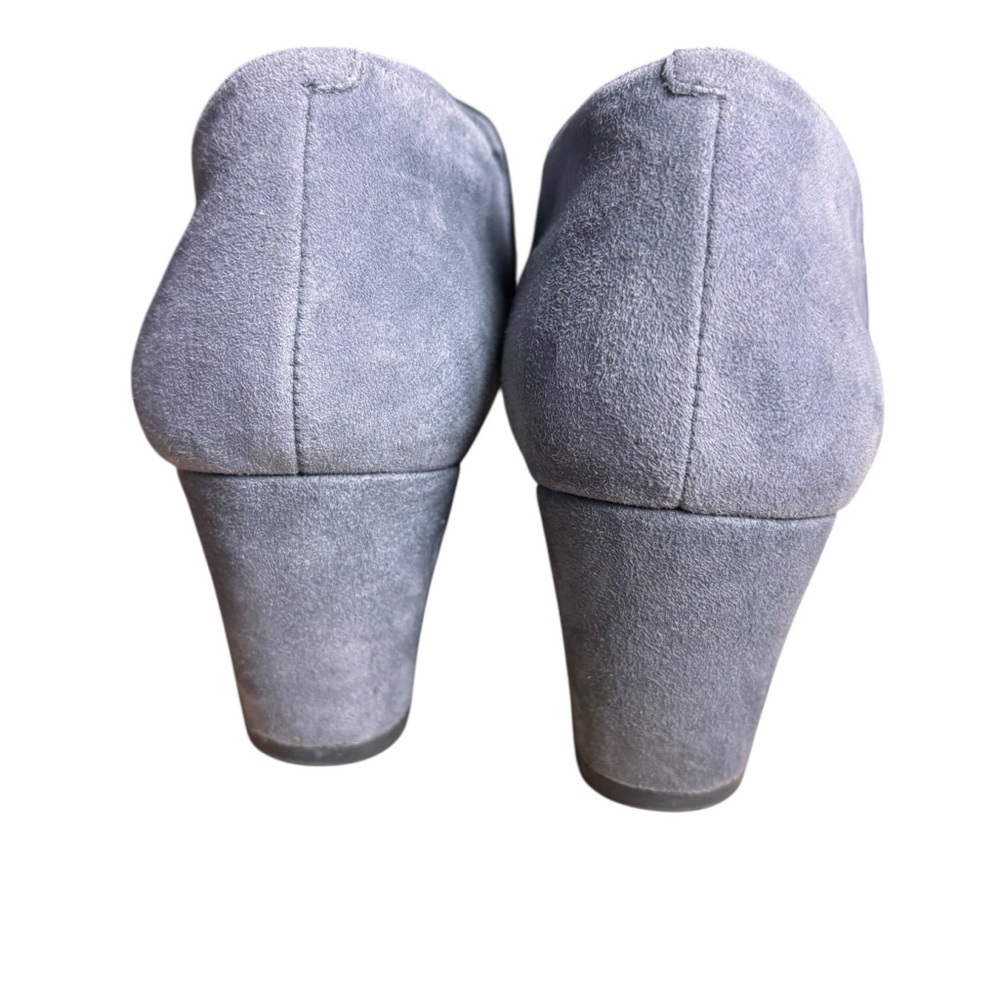 Vionic Elevated Stanton Wedge Bootie In Gray Sued… - image 5